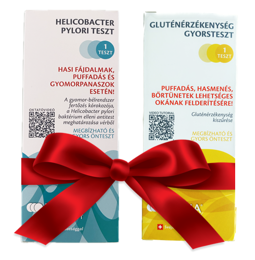 Emésztési zavar vizsgálat csomag - Helicobacter pylori + Gluténérzékenység teszt